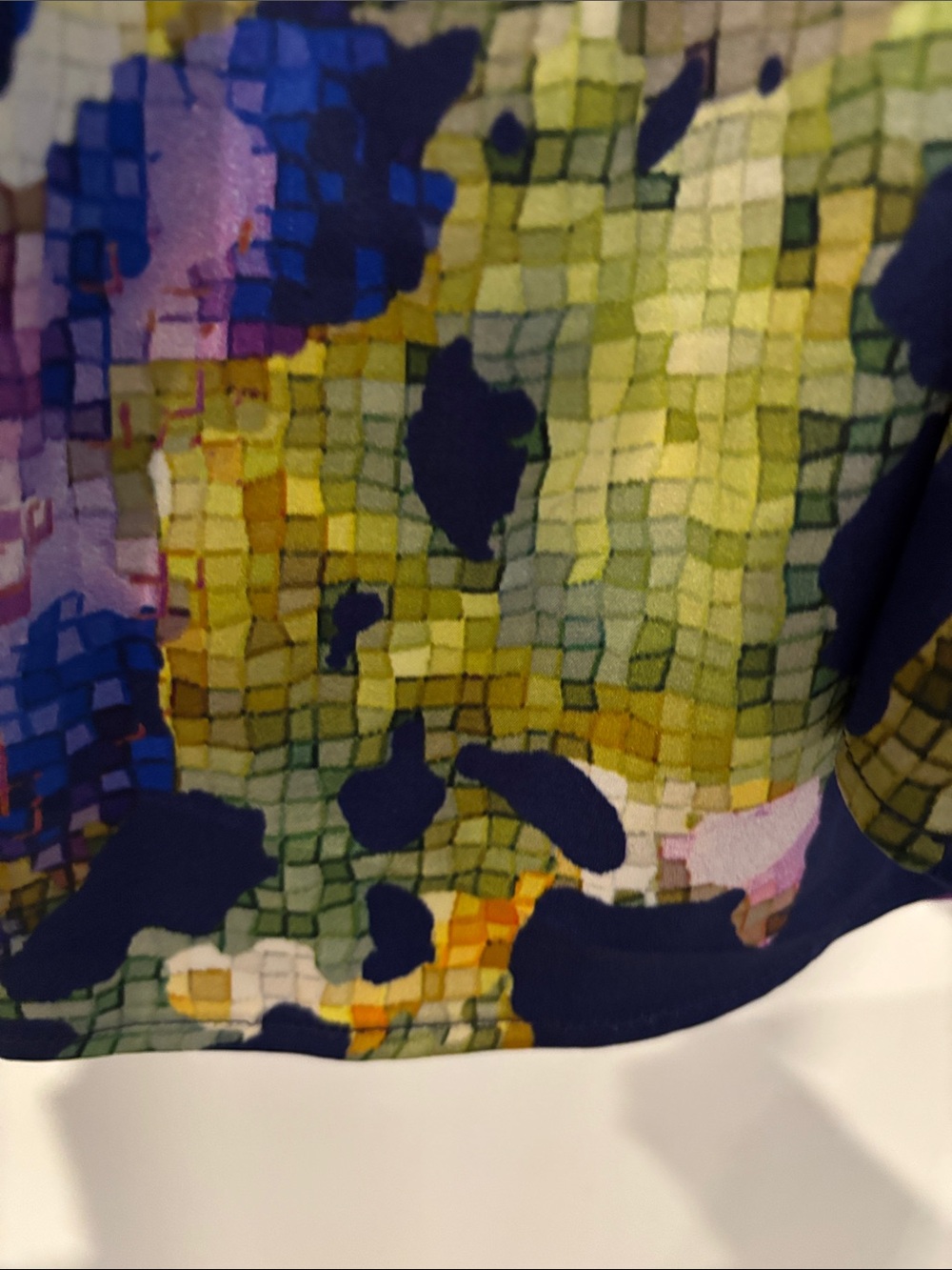 St. John Multicolor Mosaic Sleeveless Tank Top - Picture 4 of 4